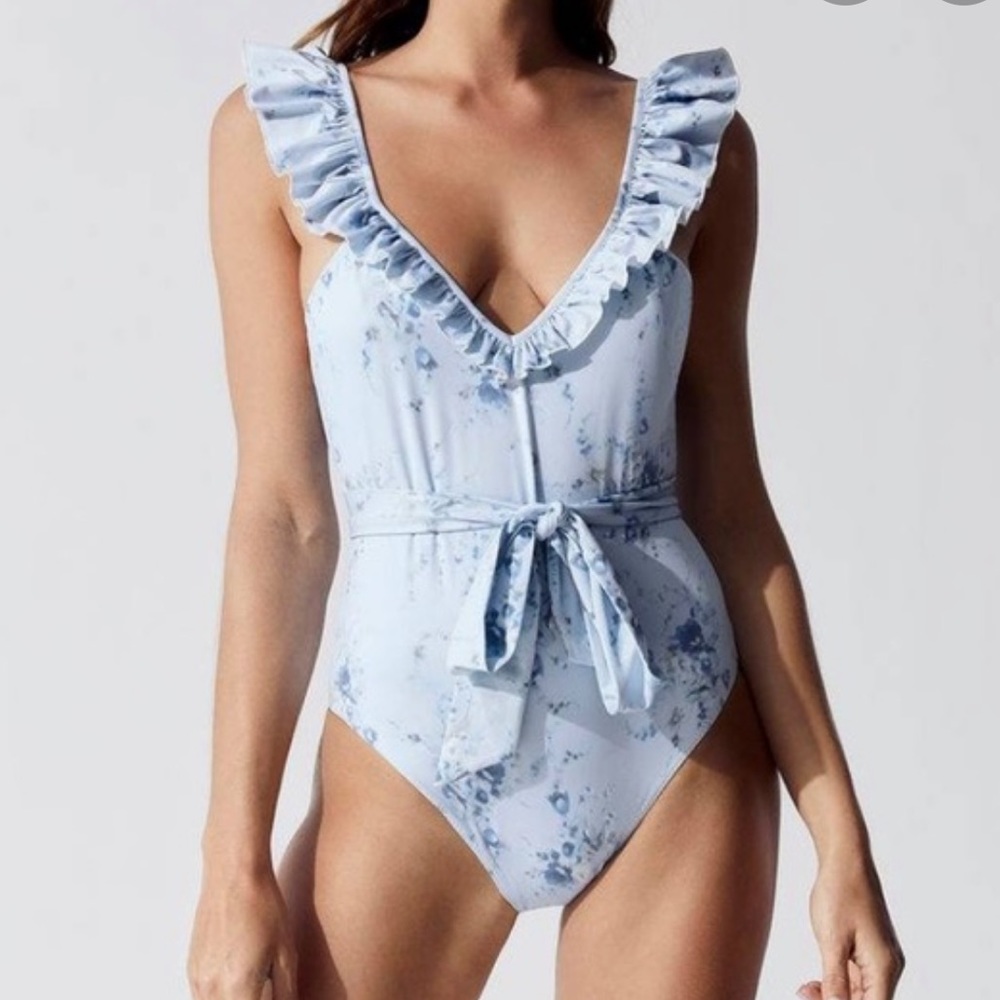 Loveshackfancy Celestia blue Swimsuit